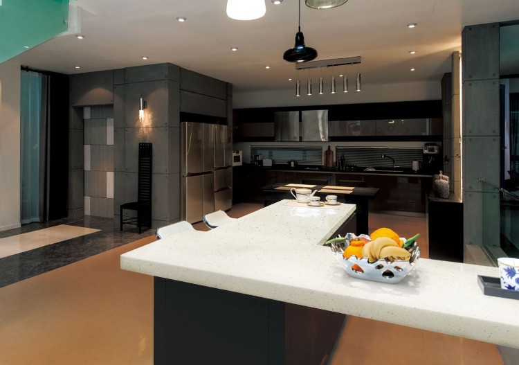  Đá solid surface G065 Tundra Quartz