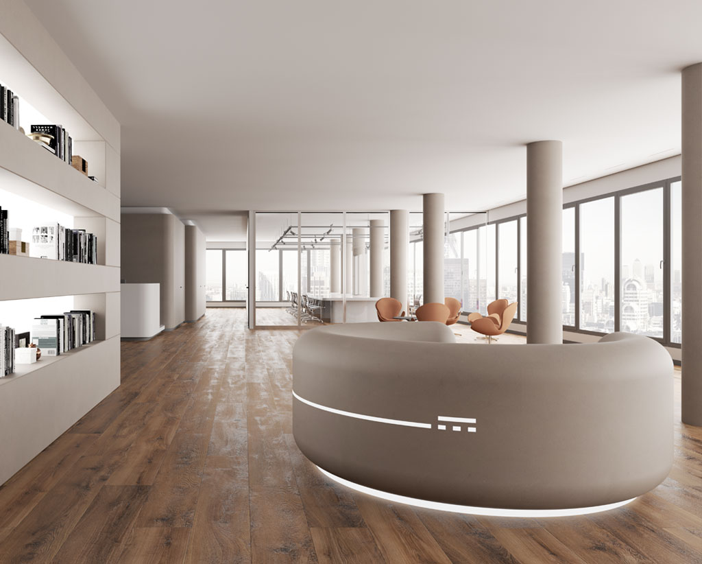  Đá Solid Surface M551 Chic Concrete
