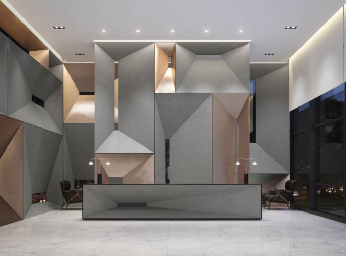  Đá Solid Surface S103 Concrete Gray