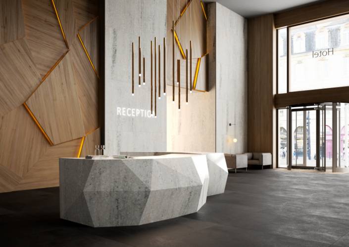  Đá solid surface VA01 Santa Ana