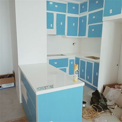Thi công bàn bếp đá Hàn quốc G235