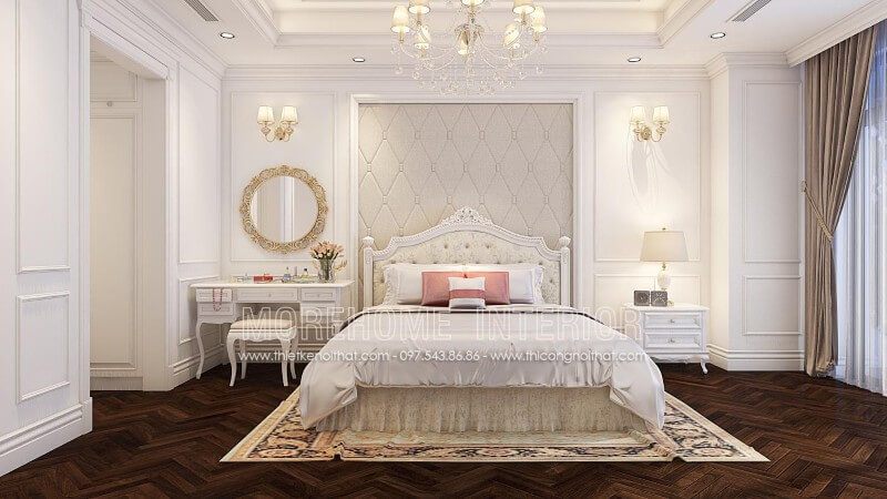 giường ngủ bọc nỉ
